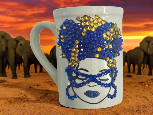 Blue Bling Mug