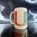 University of Miami Rhinestone Football Coffee Mug — UM Fan Gift