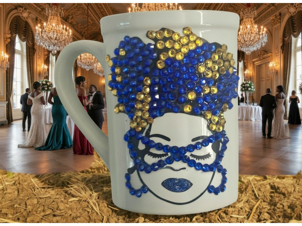 Blue Bling Mug