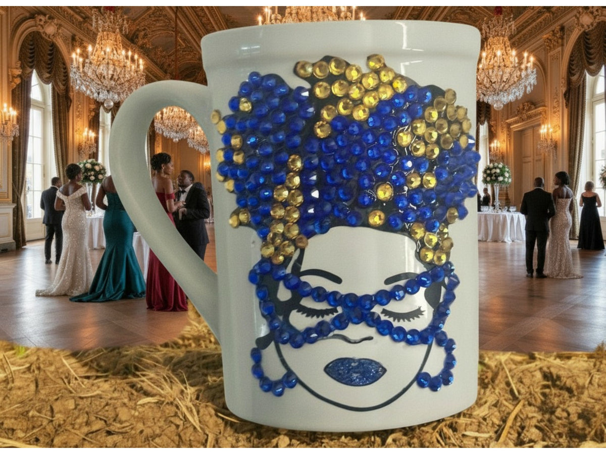 Blue Bling Mug